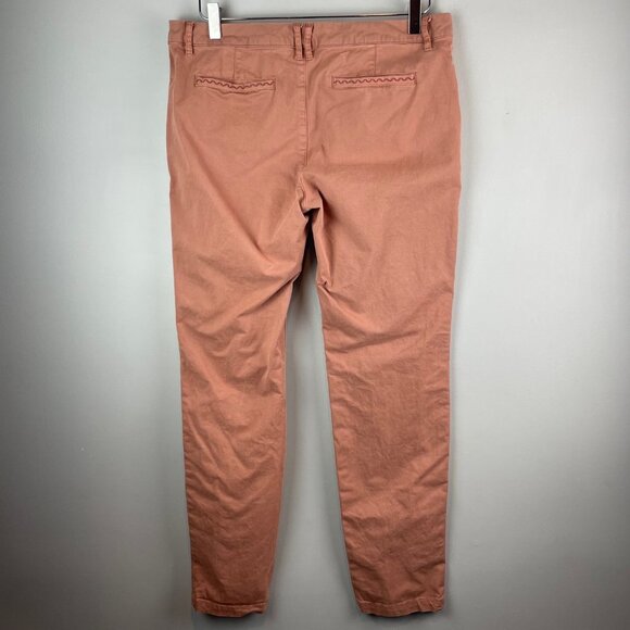 Garnet Hill Embroidered Casual Pants Size 6 - Picture 4 of 6